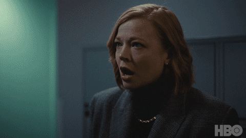 Sarah Snook Wow GIF by SuccessionHBO