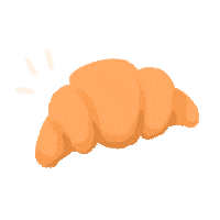 Bread Croissant Sticker