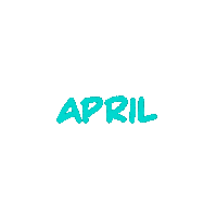 April Monat Sticker