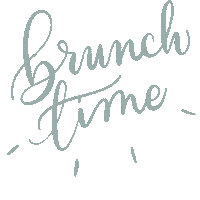 Lettering Brunch Sticker