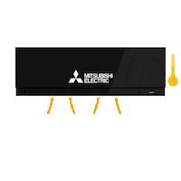 Mitsubishi_Electric_France ac hvac clim mitsubishi electric Sticker