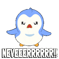 Not In A Million Years No Sticker by Pudgy Penguins