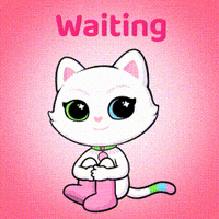 Cat Waiting GIF by UpStudiosWorld