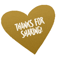 Thanks For Sharing Sticker Sticker by Kelley Bren Burke
