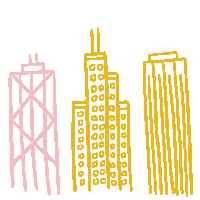 Chicago Chicity Sticker by AliceandWonder