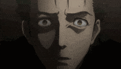 Shocked Steins Gate GIF