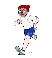 Air Force Running Sticker