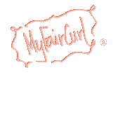 MyFairCurl hair curls my fair curl Sticker
