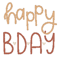 Happy Birthday Text Sticker