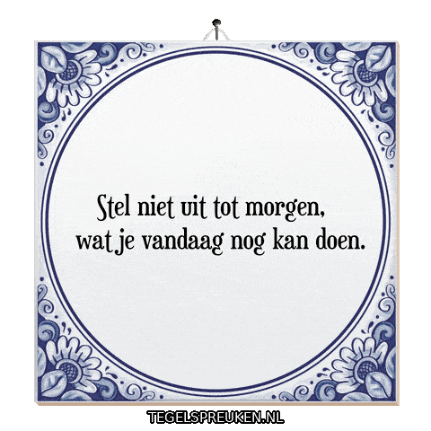 Focus Nl Sticker by Tegelspreuken.nl