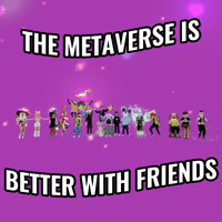 Decentraland friends friendship dcl decentraland GIF