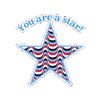Star Liberty Sticker by marie birdie sport