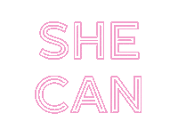 Girl Power Female Empowerment Sticker by She Can Club