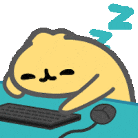 Work 睡著 Sticker