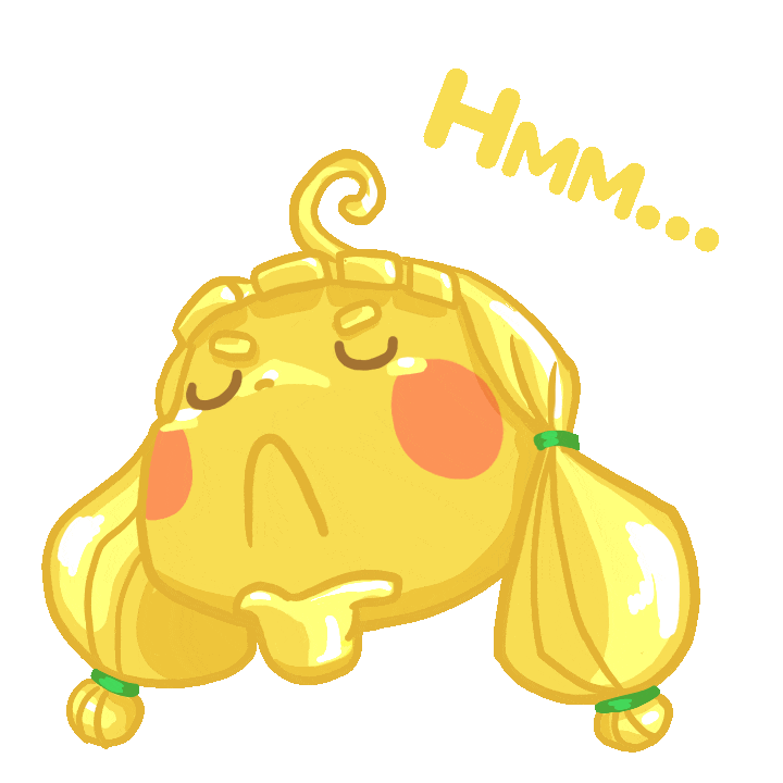 Serious Cartoon Sticker