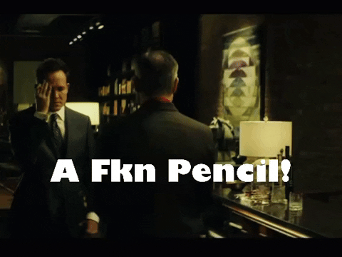 stevencervantes62a5b5dec0d54a529f588e34985d9a8c john wick viggo johnwick a fucking pencil GIF