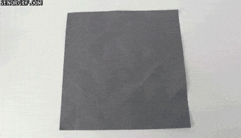 seor rhino origami unfolding GIF