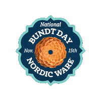 Bundt Cake Dessert Sticker by Nordic Ware