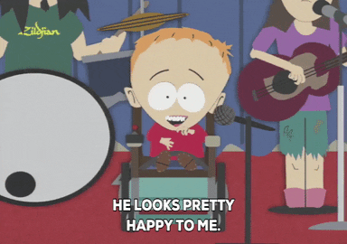 timmy burch talking GIF by South Park 