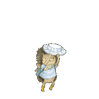 Hedgehog Sticker by Tundra