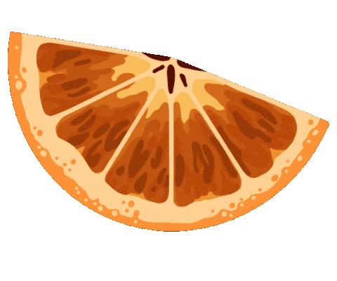Food Orange Sticker