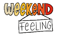 Happy Sunday Friday Sticker by Daniela Nachtigall