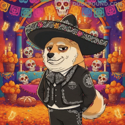 Day Of The Dead Smiling GIF by Doge Pound