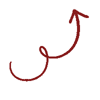 Red Arrow Sticker