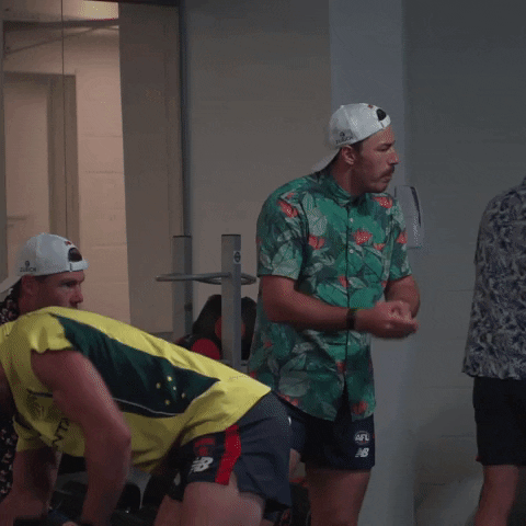 melbourne football club dancing GIF by Melbournefc