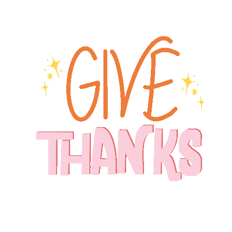 Happy Give Thanks Sticker
