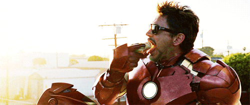 ask tony stark iron man GIF