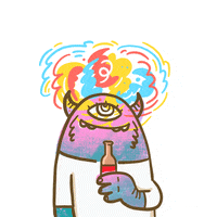Drunk Illustration GIF by Geo Law