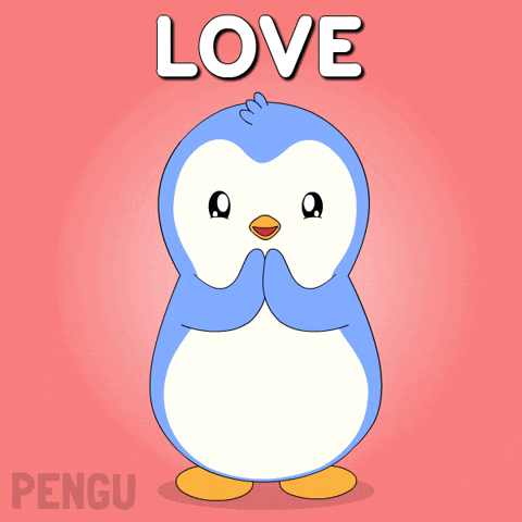 In Love Heart GIF by Pudgy Penguins