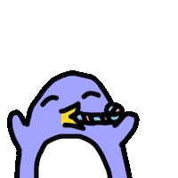 Happy Penguin Sticker
