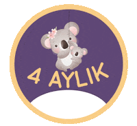 4 Aylık Sticker by İrlandalı Anne
