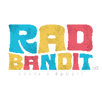 radbanditco typography hawaii rad graphicdesign Sticker