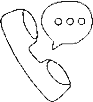 Phone Anrufen Sticker by Jannette Kneisel