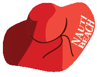 Red Hat Beach Sticker by Drink Nauti