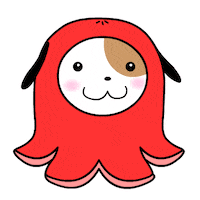 Puppy Octopus Sticker