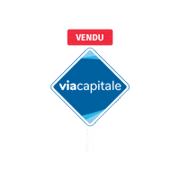 viacapitalevendu immobilier vendu via courtier Sticker