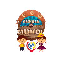 Arraia Sticker by Mundial Colégio e Curso