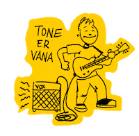 Man Guitar Sticker by VOX Amplification