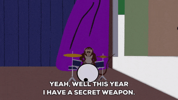 monkey drummer GIF by South Park 