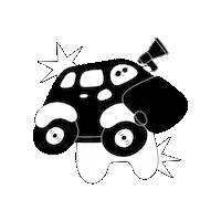 keemmalguk car star character emergency Sticker