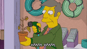 bart simpson plant GIF