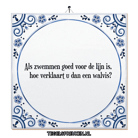 Spreuk Troost Sticker by Tegelspreuken.nl