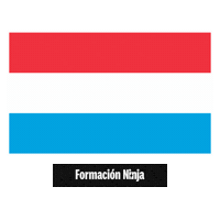 Luxembourg Flag Sticker by Formación Ninja