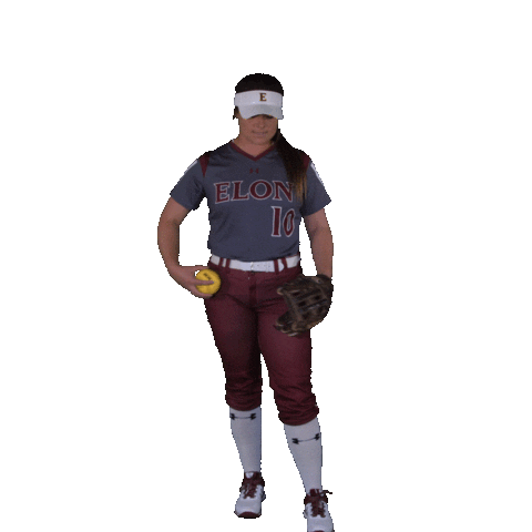 Elon Softball Sticker by Elon Phoenix