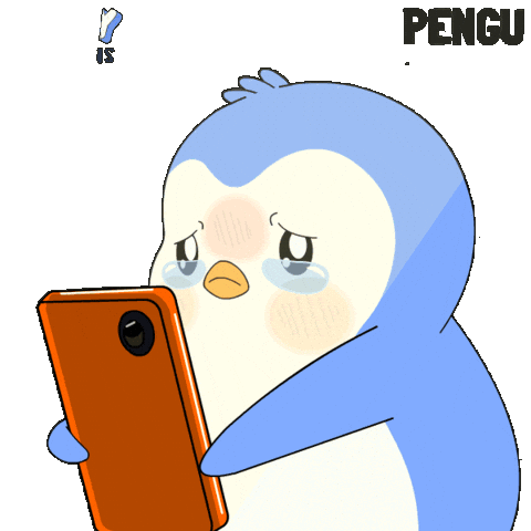 Sad Oh No Sticker by Pudgy Penguins