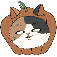 Cat Halloween Sticker